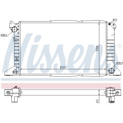 Radiateur Refroidissement Moteur Pour Ford Transit 1671826 7045714 7242485