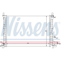 Radiateur Refroidissement Moteur Pour Ford Fiesta IV Mazda 121 III -