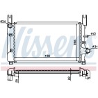 Radiateur Refroidissement Moteur Pour Ford Fiesta III 6176984 6479789 6479790