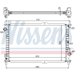 Radiateur Refroidissement Moteur Pour Ford Tourneo Transit 2T148005AD 4367089