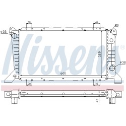 Radiateur Refroidissement Moteur Pour Ford Transit ME94VB8005HB