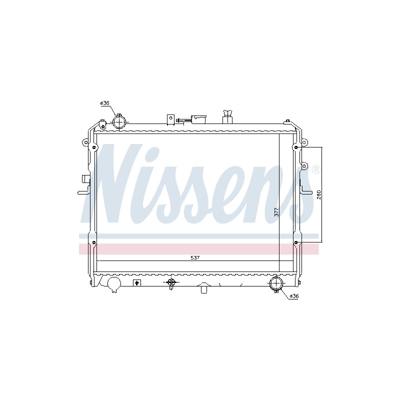 Radiateur Refroidissement Moteur Pour Mazda B-Serie E-Serie R2L515200A