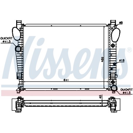 Radiateur Refroidissement Moteur Pour MERCEDES Classe S SL