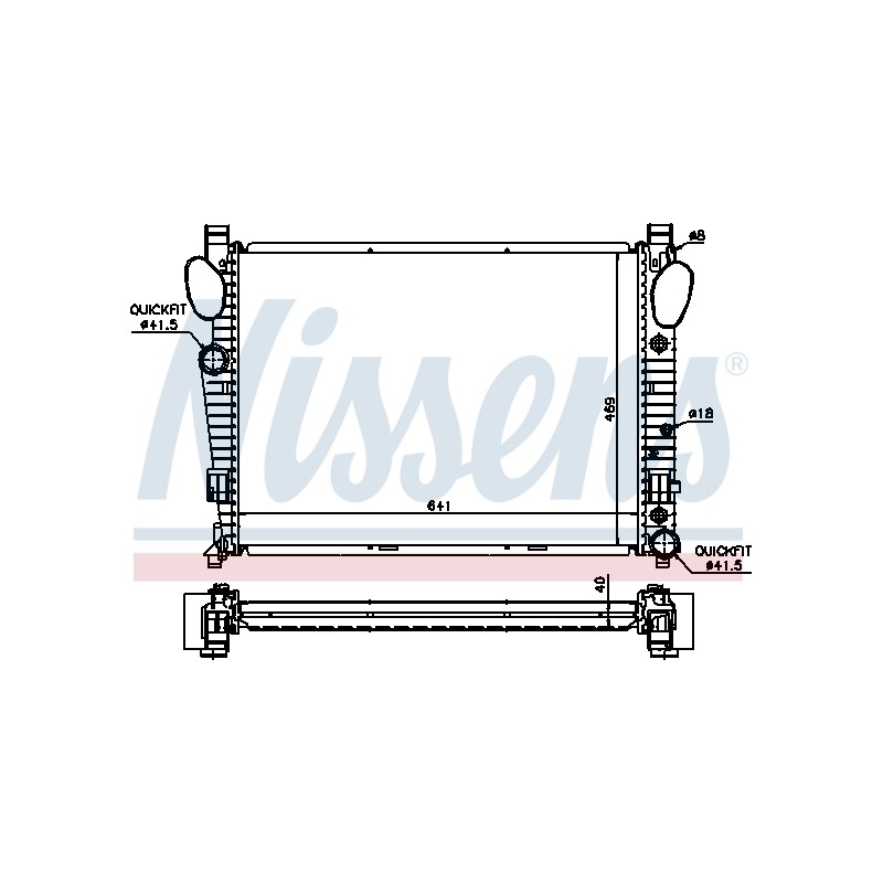 Radiateur Refroidissement Moteur Pour MERCEDES Classe S SL