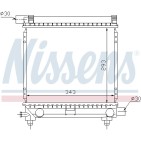Radiateur Refroidissement Moteur Pour MERCEDES 124 190 Kombi T-Model