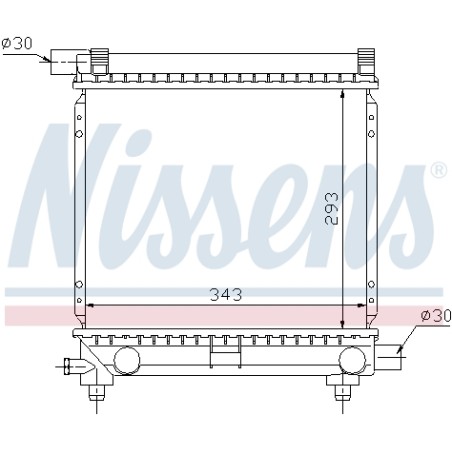 Radiateur Refroidissement Moteur Pour MERCEDES 124 190 Kombi T-Model