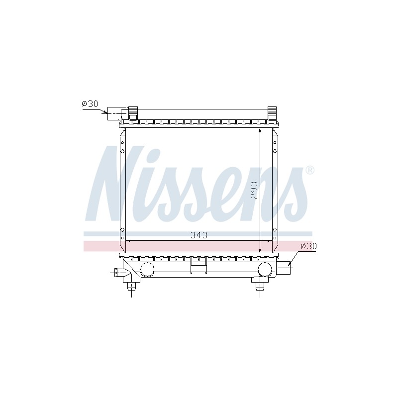 Radiateur Refroidissement Moteur Pour MERCEDES 124 190 Kombi T-Model