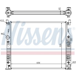 Radiateur Refroidissement Moteur Pour MERCEDES Classe G GL M R