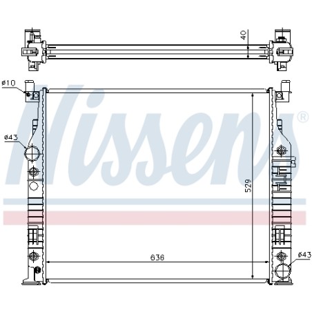 Radiateur Refroidissement Moteur Pour MERCEDES Classe G GL M R