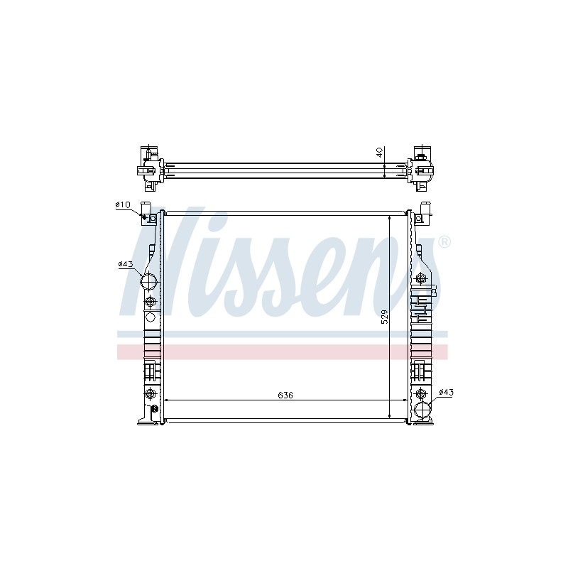 Radiateur Refroidissement Moteur Pour MERCEDES Classe G GL M R