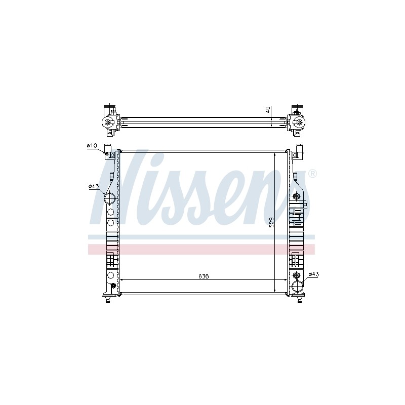 Radiateur Refroidissement Moteur Pour MERCEDES Classe GL M R SL