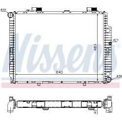 Radiateur Refroidissement Moteur Pour MERCEDES Classe E T-Model