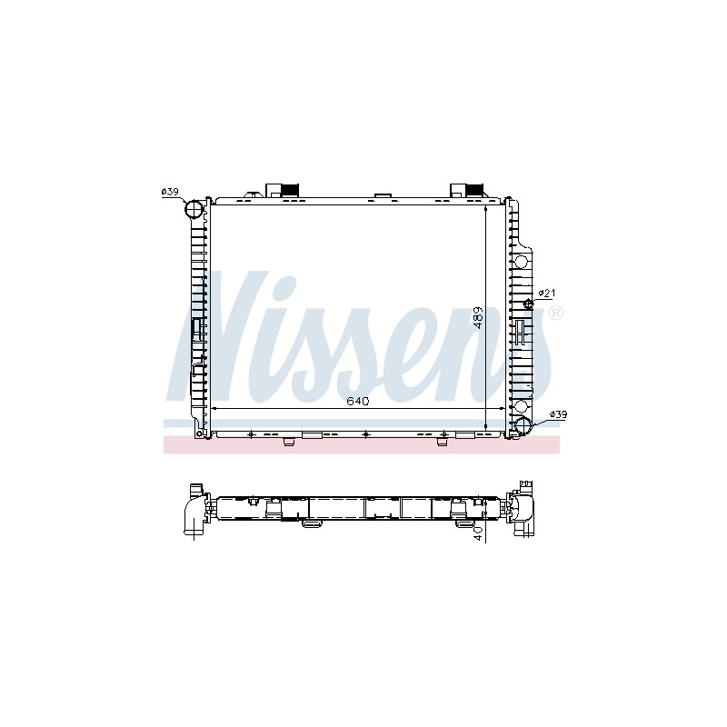 Radiateur Refroidissement Moteur Pour MERCEDES Classe E T-Model