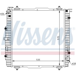 Radiateur Refroidissement Moteur Pour MERCEDES Classe G Puch G-Modell 4635000200
