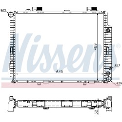 Radiateur Refroidissement Moteur Pour MERCEDES Classe E T-Model CLK