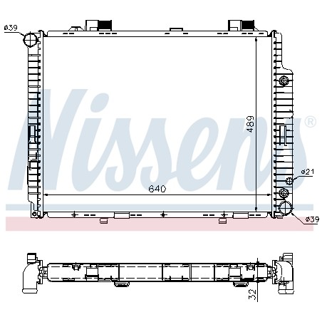 Radiateur Refroidissement Moteur Pour MERCEDES Classe E T-Model CLK