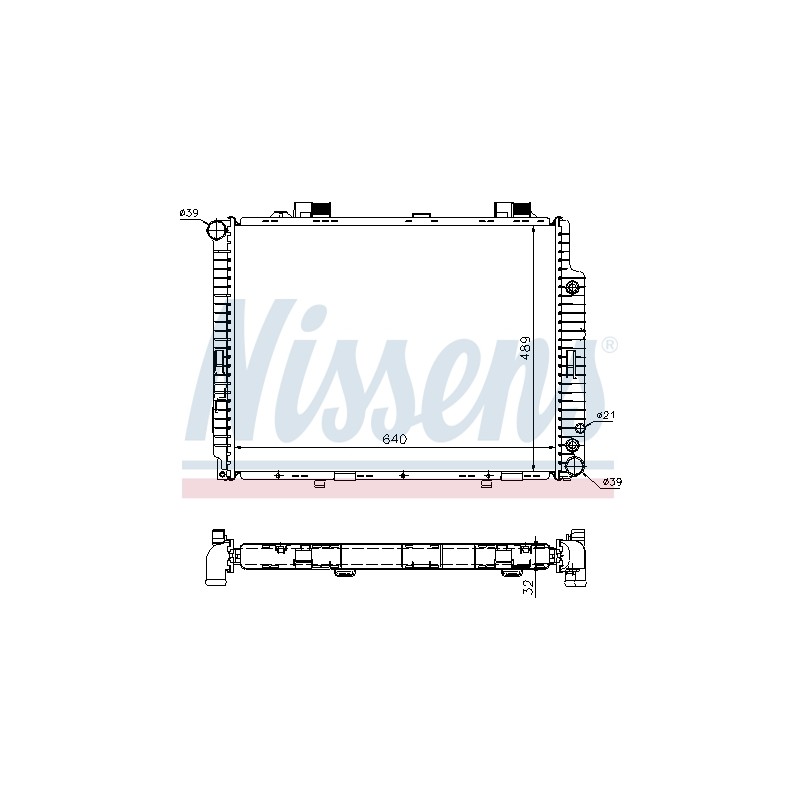 Radiateur Refroidissement Moteur Pour MERCEDES Classe E T-Model CLK