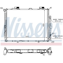 Radiateur Refroidissement Moteur Pour MERCEDES Classe E T-Model