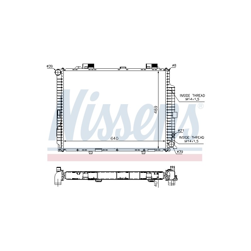 Radiateur Refroidissement Moteur Pour MERCEDES Classe E T-Model