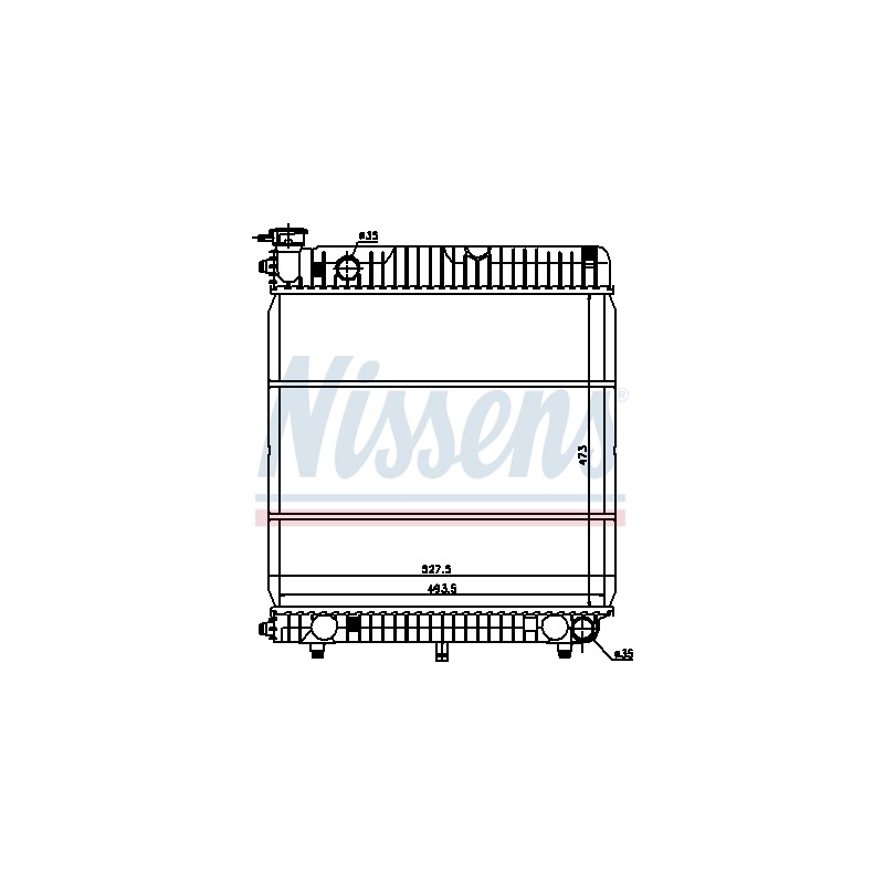 Radiateur Refroidissement Moteur Pour MERCEDES T1 T1/TN