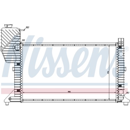 Radiateur Refroidissement Moteur Pour MERCEDES Sprinter
