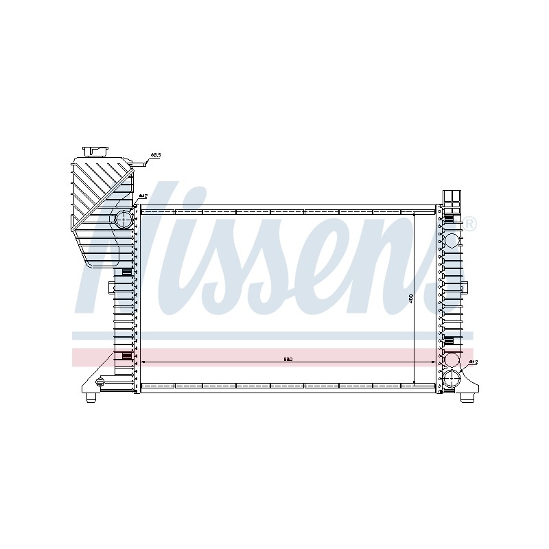 Radiateur Refroidissement Moteur Pour MERCEDES Sprinter