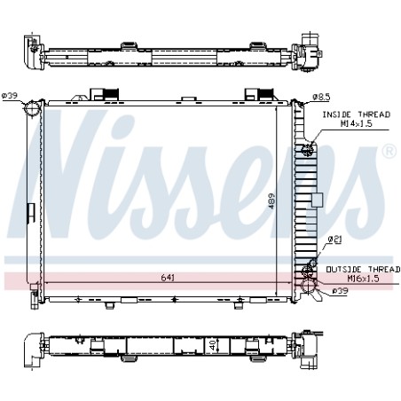 Radiateur Refroidissement Moteur Pour MERCEDES Classe E T-Model