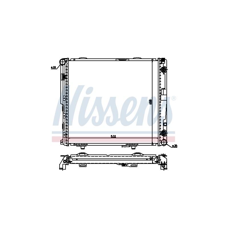 Radiateur Refroidissement Moteur Pour MERCEDES 124 Classe E T-Model Kombi