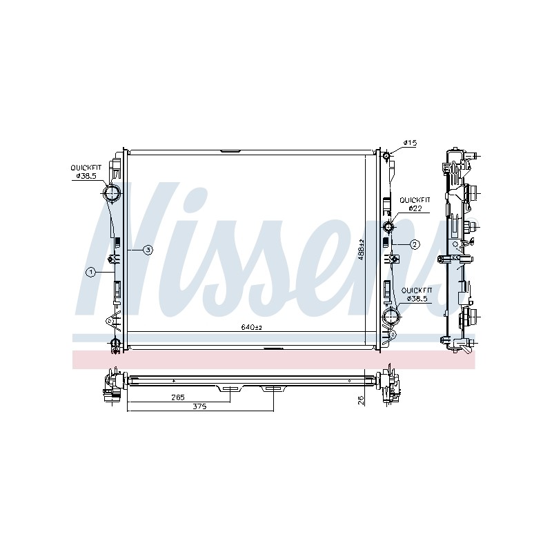 Radiateur Refroidissement Moteur Pour MERCEDES Classe E T-Model S V CLS EQC GLC
