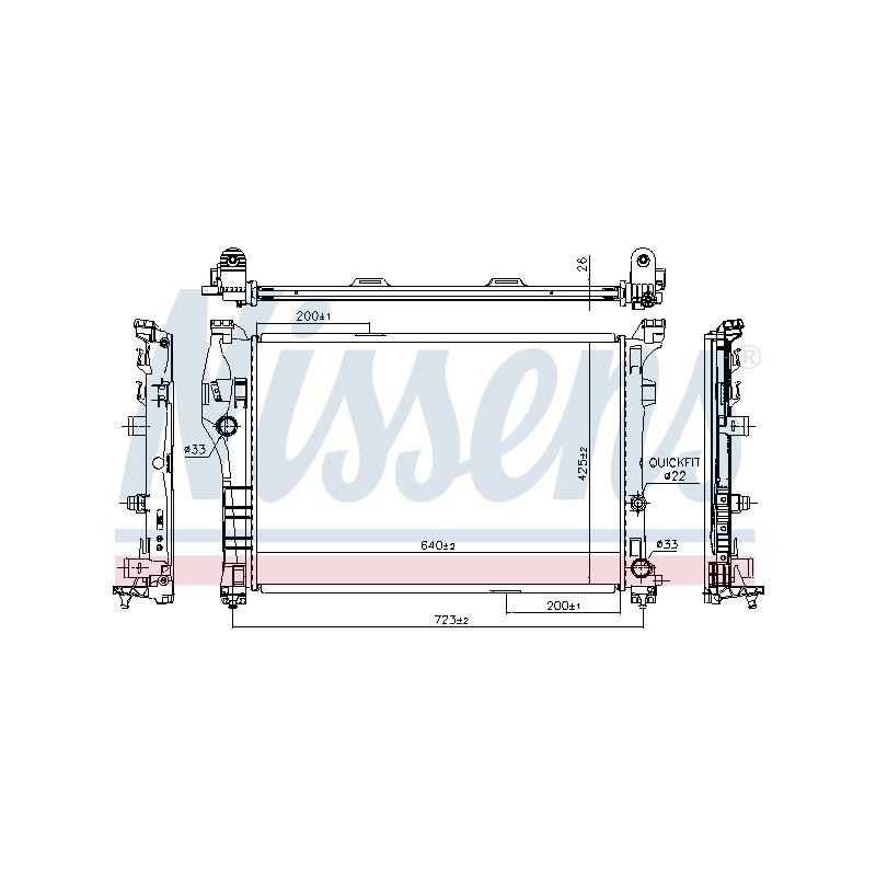 Radiateur Refroidissement Moteur Pour MERCEDES CLA Classe A GLA