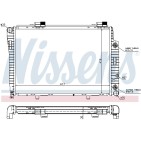 Radiateur Refroidissement Moteur Pour MERCEDES Classe C T-Model E CLK SLK