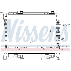 Radiateur Refroidissement Moteur Pour MERCEDES Classe C T-Model E CLK SLK
