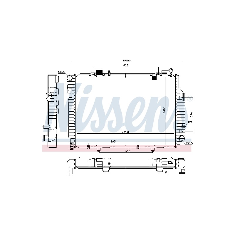 Radiateur Refroidissement Moteur Pour MERCEDES Classe C T-Model