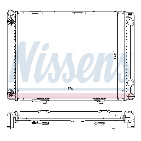 Radiateur Refroidissement Moteur Pour MERCEDES 190