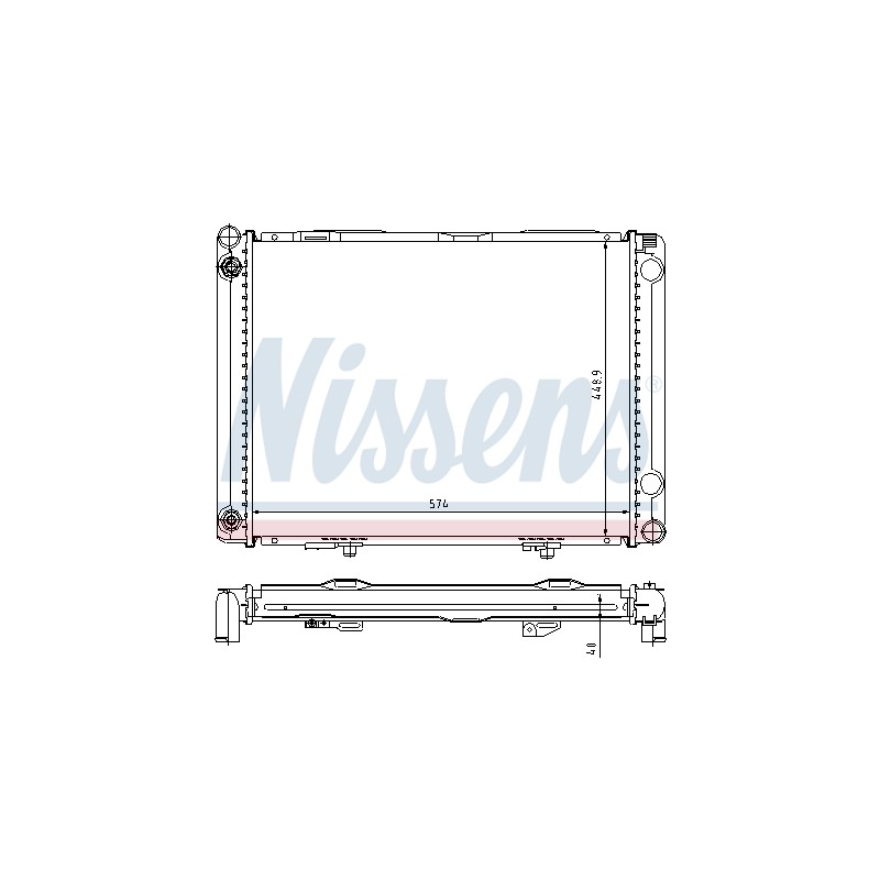 Radiateur Refroidissement Moteur Pour MERCEDES 190