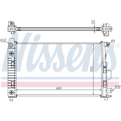 Radiateur Refroidissement Moteur Pour MERCEDES Classe A Vaneo