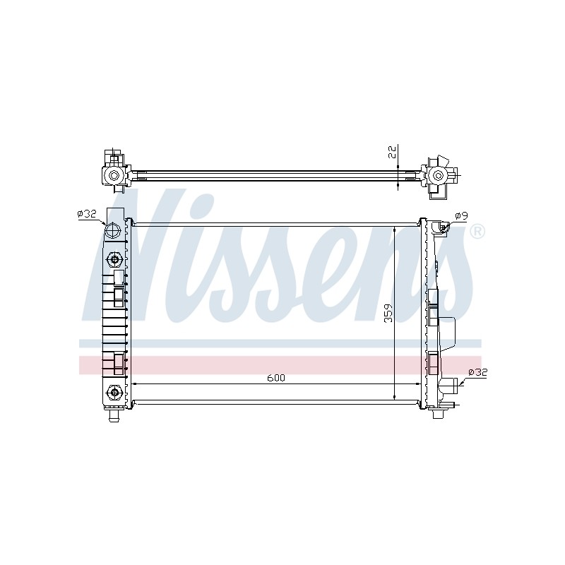 Radiateur Refroidissement Moteur Pour MERCEDES Classe A Vaneo