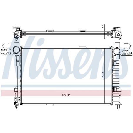 Radiateur Refroidissement Moteur Pour MERCEDES Classe C T-Model