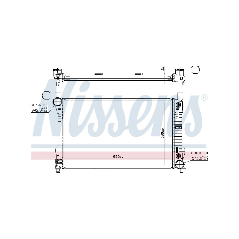 Radiateur Refroidissement Moteur Pour MERCEDES Classe C CLC T-Model CLK SLK