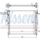 Radiateur Refroidissement Moteur Pour MERCEDES Classe M