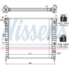 Radiateur Refroidissement Moteur Pour MERCEDES Classe M