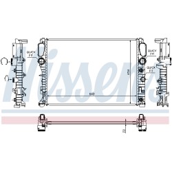 Radiateur Refroidissement Moteur Pour MERCEDES Classe E T-Model CLS