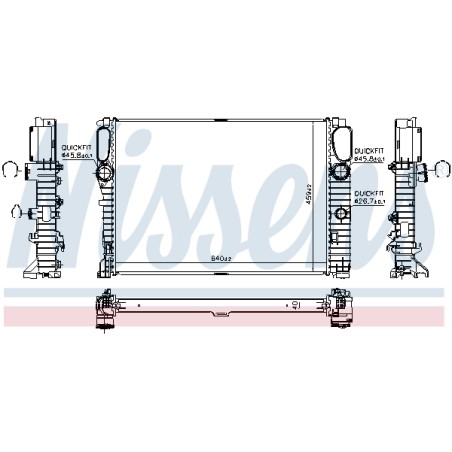 Radiateur Refroidissement Moteur Pour MERCEDES Classe E T-Model CLK CLS