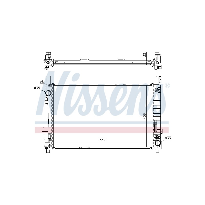 Radiateur Refroidissement Moteur Pour MERCEDES Classe A B