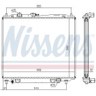 Radiateur Refroidissement Moteur Pour Mitsubishi Pajero II MB890956 MR340052