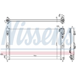 Radiateur Refroidissement Moteur Pour Peugeot 4007 Citroën Mitsubishi 1330.T2