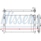 Radiateur Refroidissement Moteur Pour Mitsubishi Outlander II 1350A206 1350A309