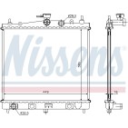 Radiateur Refroidissement Moteur Pour Renault Clio III Modus Nissan
