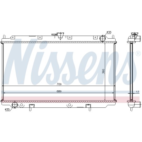 Radiateur Refroidissement Moteur Pour Nissan Primera Hatchback 21410-9F502