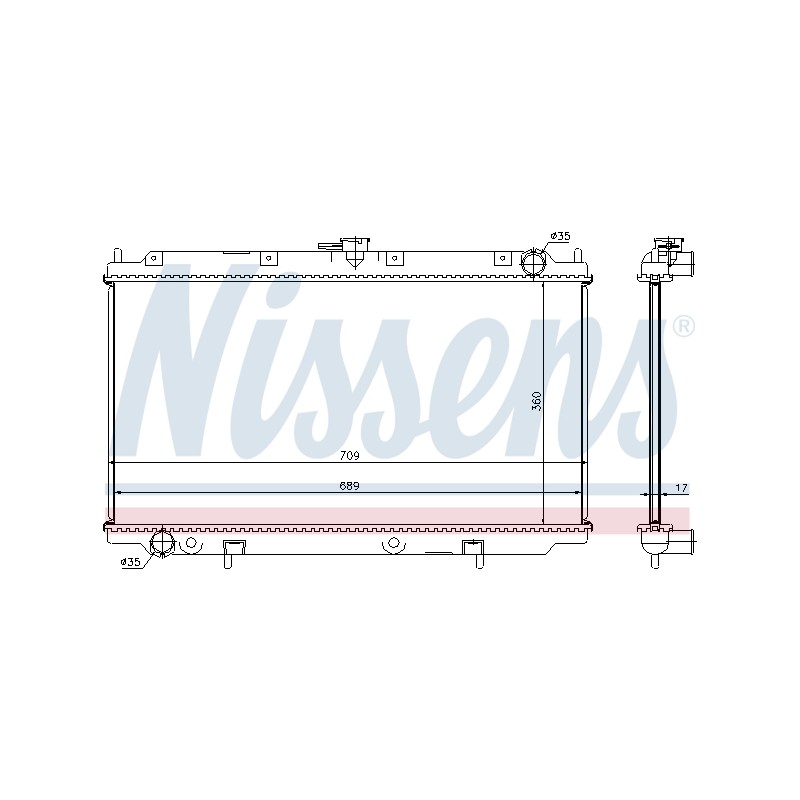 Radiateur Refroidissement Moteur Pour Nissan Primera Hatchback 21410-9F502